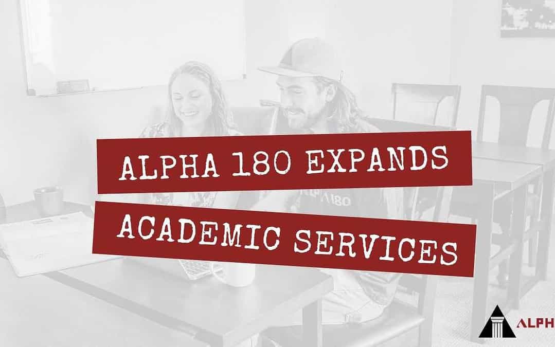 Alpha 180 Expands Academic Services